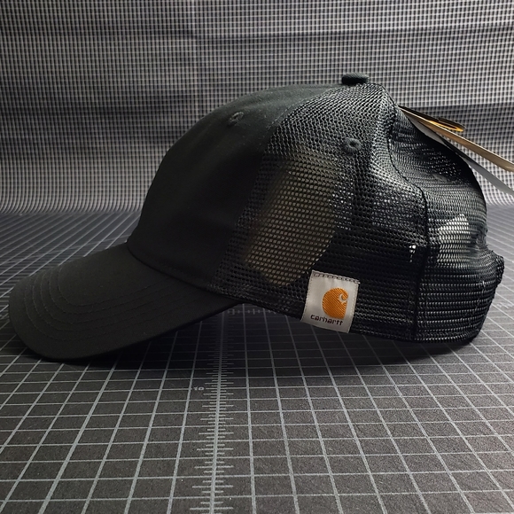CARHARTT TRUCKER HAT - BLACK - Picture 4 of 7